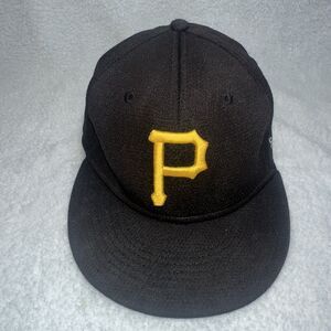 Youth Pittsburgh Pirates Black Game Authentic Collection Embossed Yellow Logo
